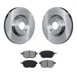 Front Disc Brake Rotors And Semi-Metallic Pads Kit For Nissan Altima Murano Maxima Infiniti FX35 FX45 INFINITI K8S-100429