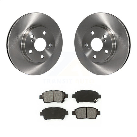 Front Disc Brake Rotors And Semi-Metallic Pads Kit For 2004-2009 Toyota Prius K8S-100447 by Transit Auto