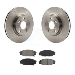 Front Disc Brake Rotors And Semi-Metallic Pads Kit For Honda Civic Acura RSX CSX K8S-100448