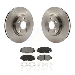 Front Disc Brake Rotors And Semi-Metallic Pads Kit For Honda Civic CR-V Acura ILX K8S-100449