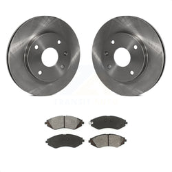 Front Disc Brake Rotors And Semi-Metallic Pads Kit For Suzuki Forenza Reno Chevrolet Optra K8S-100456