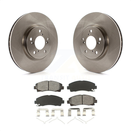 Front Disc Brake Rotors And Semi-Metallic Pads Kit For 2006-2014 Honda Ridgeline K8S-100460 by Transit Auto