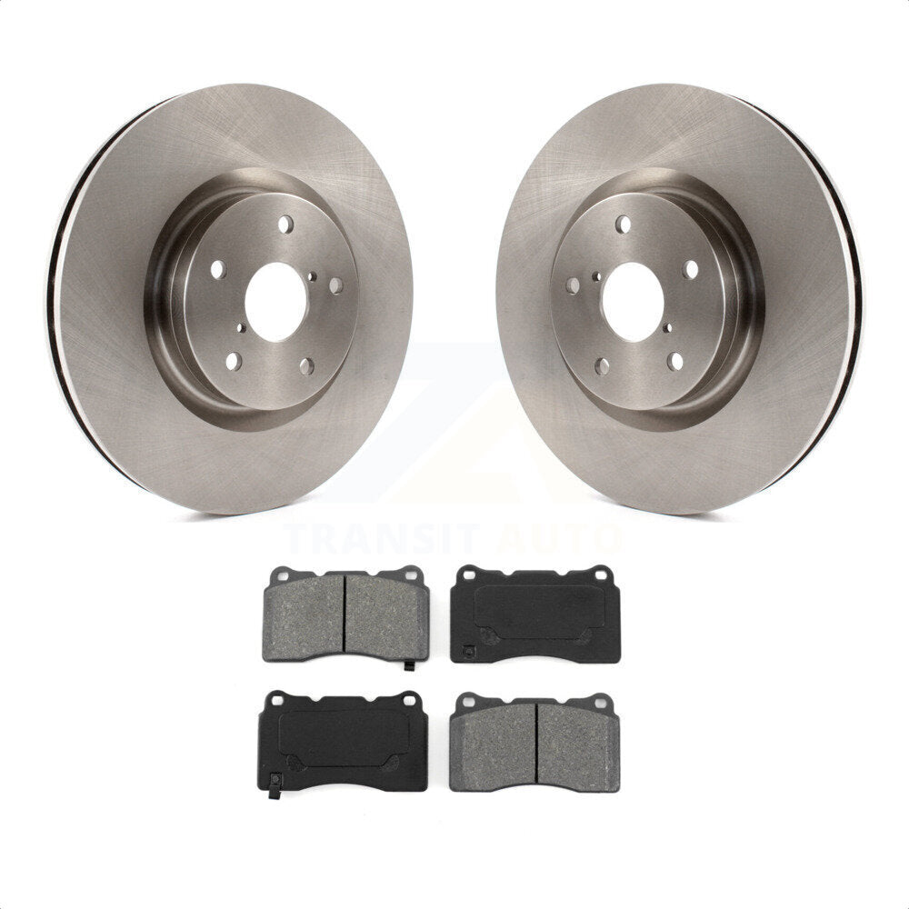 Front Disc Brake Rotors And Semi-Metallic Pads Kit For Subaru Impreza WRX STI K8S-100461 by Transit Auto