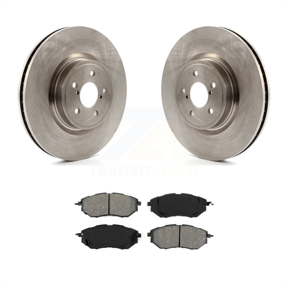 Front Disc Brake Rotors And Semi-Metallic Pads Kit For Subaru Forester Outback Legacy K8S-100462 by Transit Auto