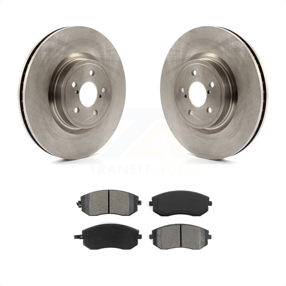 Front Disc Brake Rotors And Semi-Metallic Pads Kit For Subaru Legacy K8S-100463 by Transit Auto