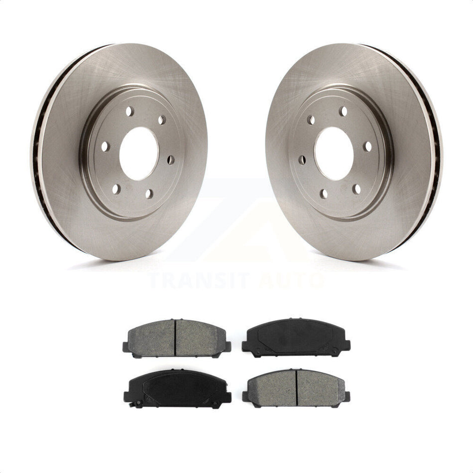 Front Disc Brake Rotors And Semi-Metallic Pads Kit For Suzuki Equator K8S-100465 by Transit Auto