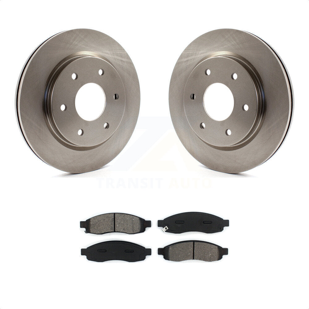 Front Disc Brake Rotors And Semi-Metallic Pads Kit For Nissan TITAN Armada INFINITI QX56 K8S-100478 by Transit Auto