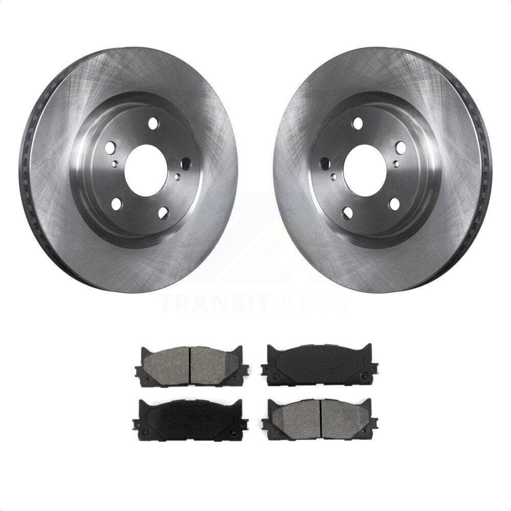 Front Disc Brake Rotors And Semi-Metallic Pads Kit For Toyota Camry Lexus ES350 Avalon ES300h K8S-100499 by Transit Auto