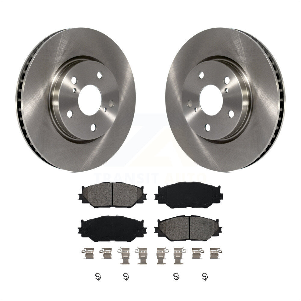 Front Disc Brake Rotors And Semi-Metallic Pads Kit For Lexus IS250 K8S-100507 by Transit Auto