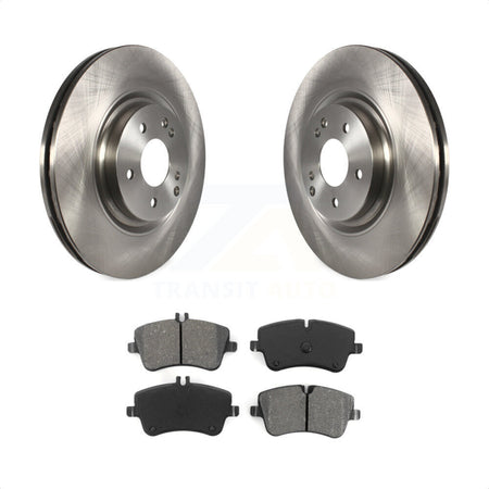 Front Disc Brake Rotors And Semi-Metallic Pads Kit For Mercedes-Benz SLK280 C320 With Sport Package K8S-100516 by Transit Auto