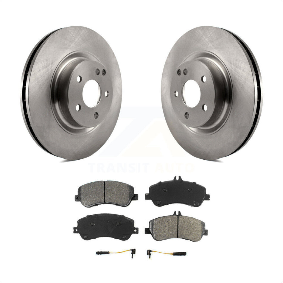 Front Disc Brake Rotors And Semi-Metallic Pads Kit For Mercedes-Benz GLK350 GLK250 K8S-100520 by Transit Auto