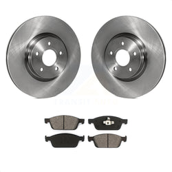 Front Disc Brake Rotors And Semi-Metallic Pads Kit For Ford Escape Connect Lincoln MKC K8S-100523