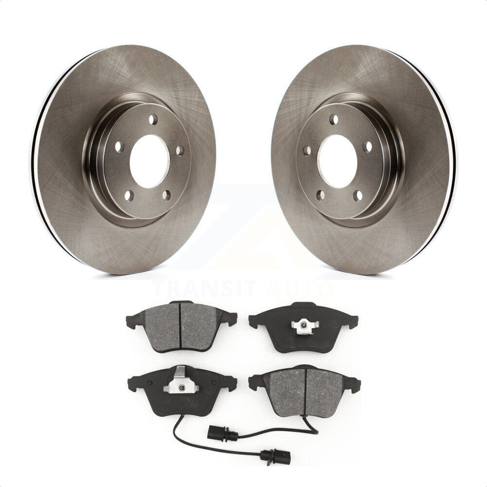 Front Disc Brake Rotors And Semi-Metallic Pads Kit For Mazda 3 K8S-100533 by Transit Auto