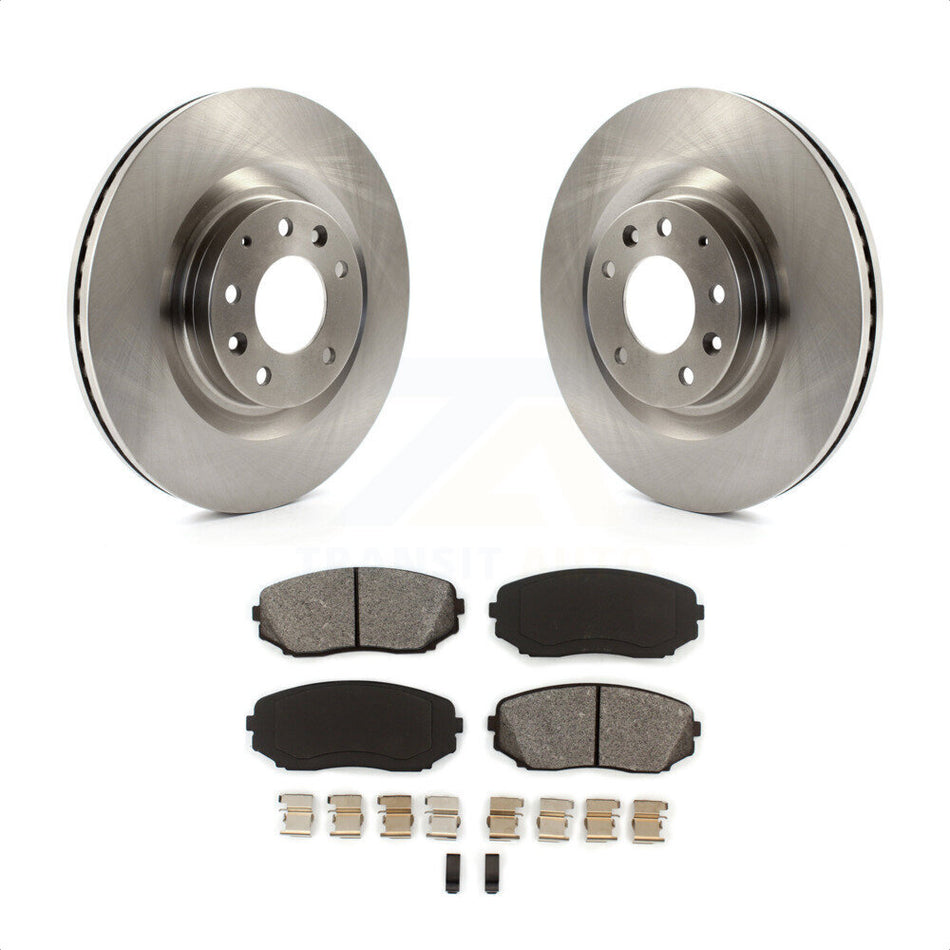 Front Disc Brake Rotors And Semi-Metallic Pads Kit For 2007-2015 Mazda CX-9 K8S-100535 by Transit Auto