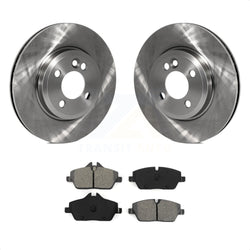 Front Disc Brake Rotors And Semi-Metallic Pads Kit For Mini Cooper K8S-100544