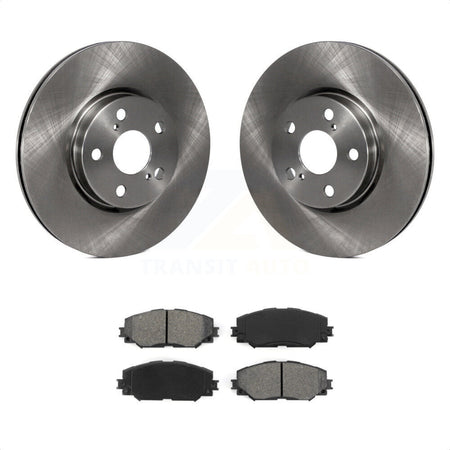 Front Disc Brake Rotors And Semi-Metallic Pads Kit For Toyota Corolla Scion xD Matrix Pontiac Vibe K8S-100547 by Transit Auto