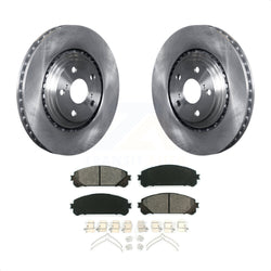 Front Disc Brake Rotors And Semi-Metallic Pads Kit For Toyota Highlander Sienna Lexus RX350 NX200t NX300 RX450h NX300h K8S-100550