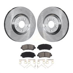 Front Disc Brake Rotors And Semi-Metallic Pads Kit For Nissan Sentra Juke K8S-100553