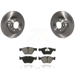 Front Disc Brake Rotors And Semi-Metallic Pads Kit For 2008 BMW 328xi To 08 07 K8S-100558