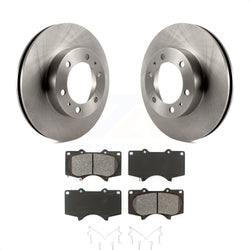 Front Disc Brake Rotors And Semi-Metallic Pads Kit For Toyota Tacoma 4Runner FJ Cruiser K8S-100568