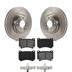 Front Disc Brake Rotors And Semi-Metallic Pads Kit For Hyundai Genesis K8S-100577