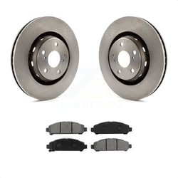 Front Disc Brake Rotors And Semi-Metallic Pads Kit For 2009-2016 Toyota Venza K8S-100579