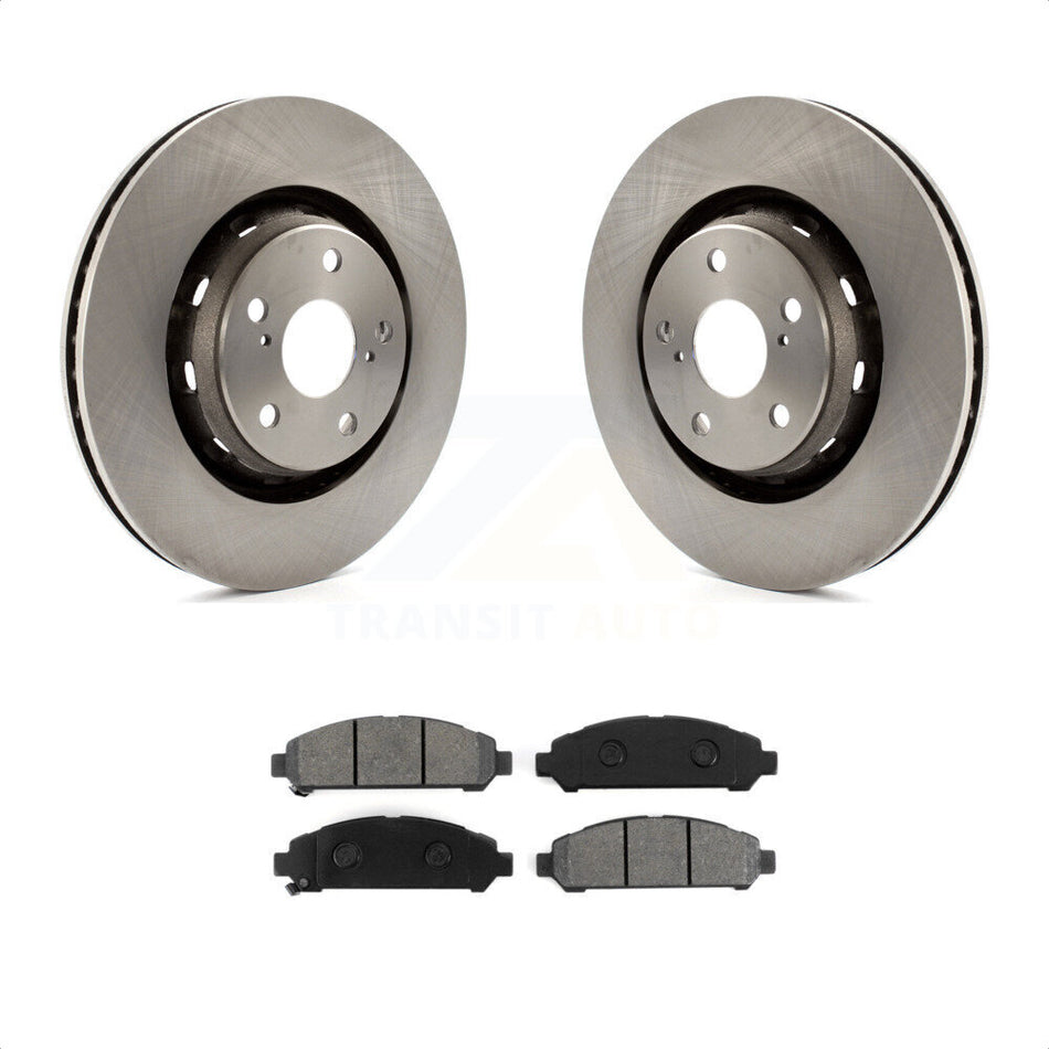 Front Disc Brake Rotors And Semi-Metallic Pads Kit For 2009-2016 Toyota Venza K8S-100579 by Transit Auto