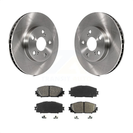 Front Disc Brake Rotors And Semi-Metallic Pads Kit For Toyota Prius Lexus CT200h Plug-In K8S-100584 by Transit Auto