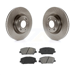 Front Disc Brake Rotors And Semi-Metallic Pads Kit For Hyundai Genesis Coupe K8S-100590