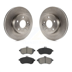 Front Disc Brake Rotors And Semi-Metallic Pads Kit For Mercedes-Benz C300 C250 C230 K8S-100594