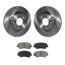 Front Disc Brake Rotors And Semi-Metallic Pads Kit For Hyundai Elantra Kia Forte Veloster GT Forte5 Coupe Koup K8S-100605