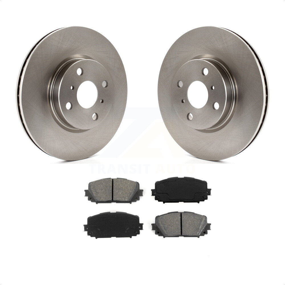 Front Disc Brake Rotors And Semi-Metallic Pads Kit For Toyota Yaris K8S-100628 by Transit Auto