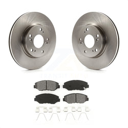 Front Disc Brake Rotors And Semi-Metallic Pads Kit For 2013 Acura ILX 2.0L K8S-100631