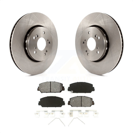 Front Disc Brake Rotors And Semi-Metallic Pads Kit For Acura RDX ILX K8S-100637 by Transit Auto