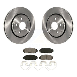 Front Disc Brake Rotors And Semi-Metallic Pads Kit For Honda Odyssey Passport K8S-100642