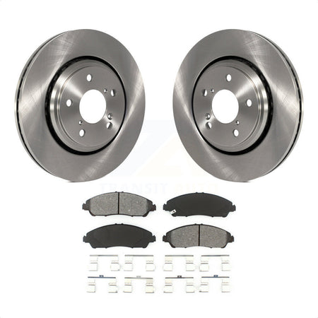 Front Disc Brake Rotors And Semi-Metallic Pads Kit For Honda Pilot Acura MDX Ridgeline K8S-100643 by Transit Auto