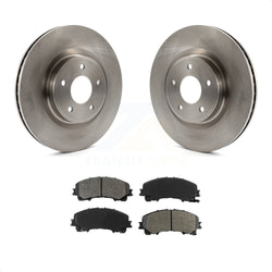 Front Disc Brake Rotors And Semi-Metallic Pads Kit For INFINITI Q50 QX50 Q60 K8S-100645