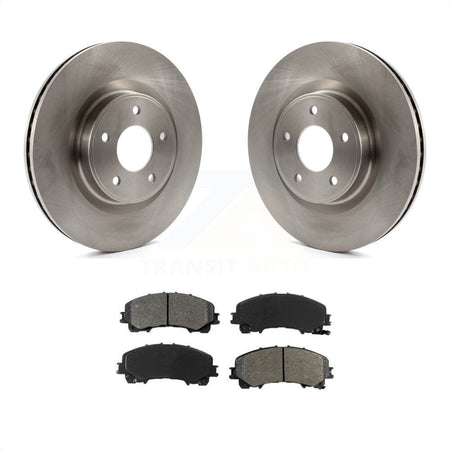 Front Disc Brake Rotors And Semi-Metallic Pads Kit For INFINITI Q50 QX50 Q60 K8S-100645 by Transit Auto