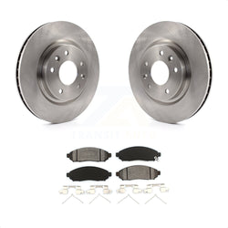 Front Disc Brake Rotors And Semi-Metallic Pads Kit For 2015 Nissan LEAF Vehicles Manufactured In Japan K8S-100657