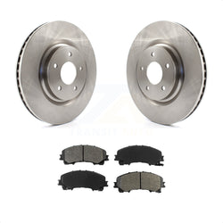 Front Disc Brake Rotors And Semi-Metallic Pads Kit For Nissan Rogue K8S-100660