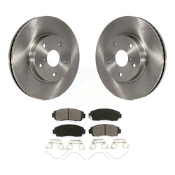 Front Disc Brake Rotors And Semi-Metallic Pads Kit For 2016-2019 Subaru Legacy 2.5L K8S-100664