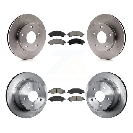 Front Rear Disc Brake Rotors And Semi-Metallic Pads Kit For 1997-1997 Chevrolet Blazer GMC Jimmy K8S-100746 by Transit Auto