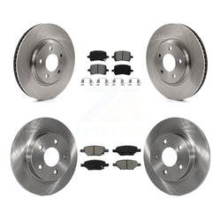 Front Rear Disc Brake Rotors And Semi-Metallic Pads Kit For Chevrolet Cobalt Saturn Ion HHR Malibu Pontiac G6 Pursuit K8S-100788