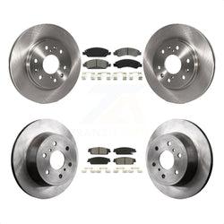 Front Rear Disc Brake Rotors And Semi-Metallic Pads Kit For Chevrolet Silverado 1500 GMC Sierra Tahoe Suburban Yukon Cadillac XL Avalanche Escalade ESV EXT K8S-100802