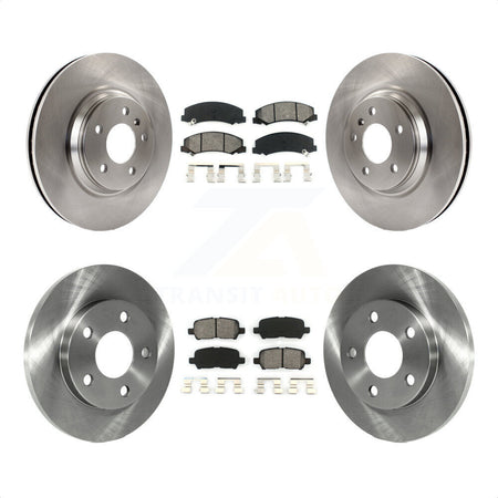 Front Rear Disc Brake Rotors And Semi-Metallic Pads Kit For Chevrolet Impala Limited K8S-100811 by Transit Auto