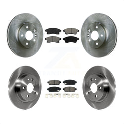 Front Rear Disc Brake Rotors And Semi-Metallic Pads Kit For Chevrolet Cruze Sonic Limited K8S-100837