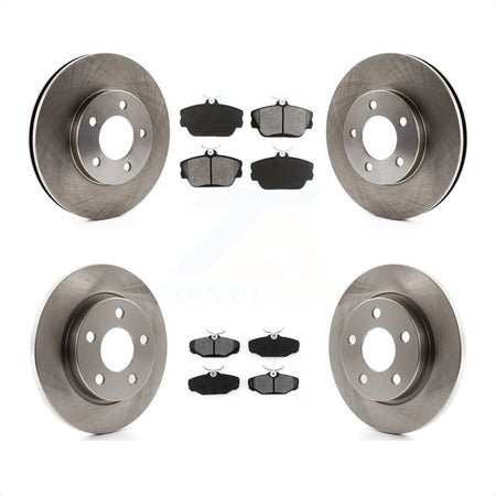 Front Rear Disc Brake Rotors And Semi-Metallic Pads Kit For 1994-1995 Ford Taurus SHO K8S-100854 by Transit Auto