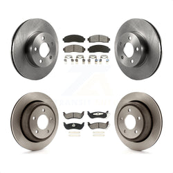 Front Rear Disc Brake Rotors And Semi-Metallic Pads Kit For Ford Ranger Mazda B4000 K8S-100882