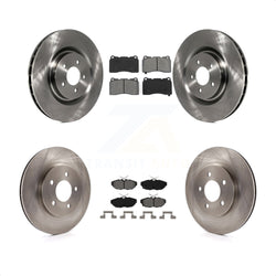Front Rear Disc Brake Rotors And Semi-Metallic Pads Kit For Ford Mustang K8S-100915