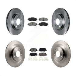 Front Rear Disc Brake Rotors And Semi-Metallic Pads Kit For Mitsubishi Outlander Sport RVR K8S-101000